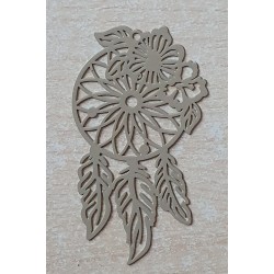 Metall Anhänger Traumfänger beige