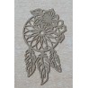Metall Anhänger Traumfänger beige