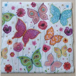 Serviette Schmetterlinge