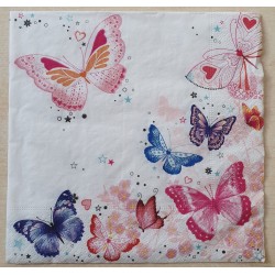 Serviette Schmetterlinge