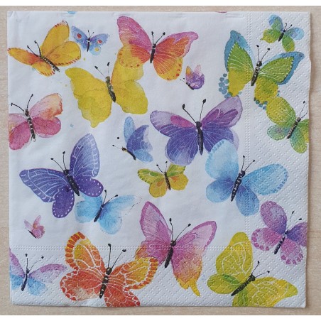 Serviette Schmetterlinge