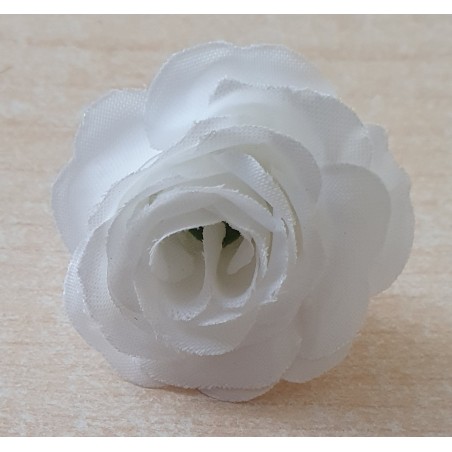 Stoff Rosen weiss