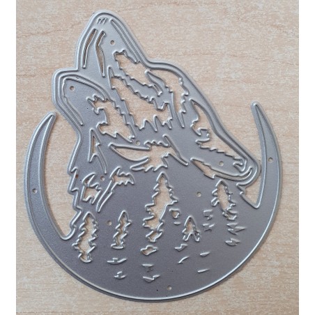 Metall Stanzform Wolf