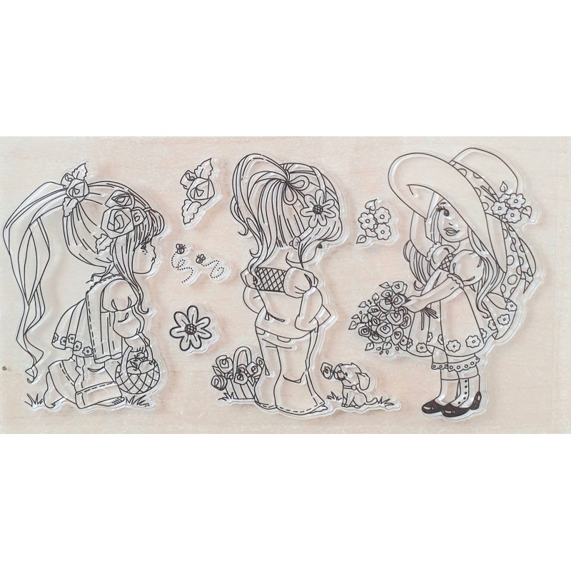 Clear Stamps Mädchen
