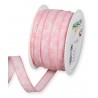 Dekoband Blumen rosa