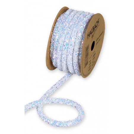 Glitter Schlauch weiss