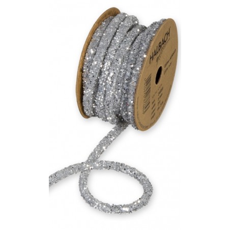 Glitter Schlauch silber