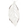 Metall Blatt weiss