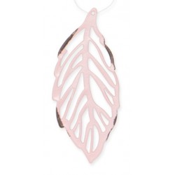 Metall Blatt rosa