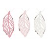 Metall Blatt rosa