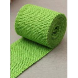 Jute Band grün