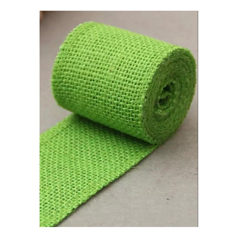 Jute Band grün