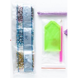 3D Diamant Pixel Lesezeichen Traumfänger