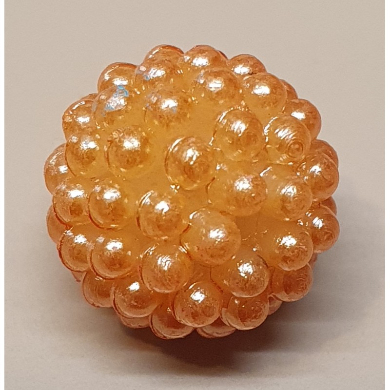 Kunststoff Perlen orange