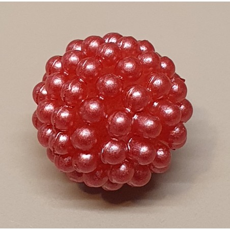 Kunststoff Perlen rot