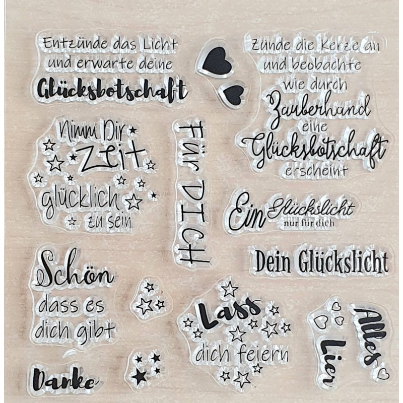Clear Stamps Sprüche