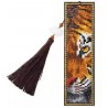3D Diamant Pixel Lesezeichen Tiger