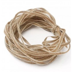 Juteband natur