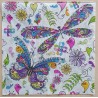 Serviette Schmetterlinge bunt