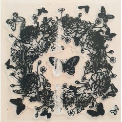 Clear Stamps Rosen/Schmetterlinge