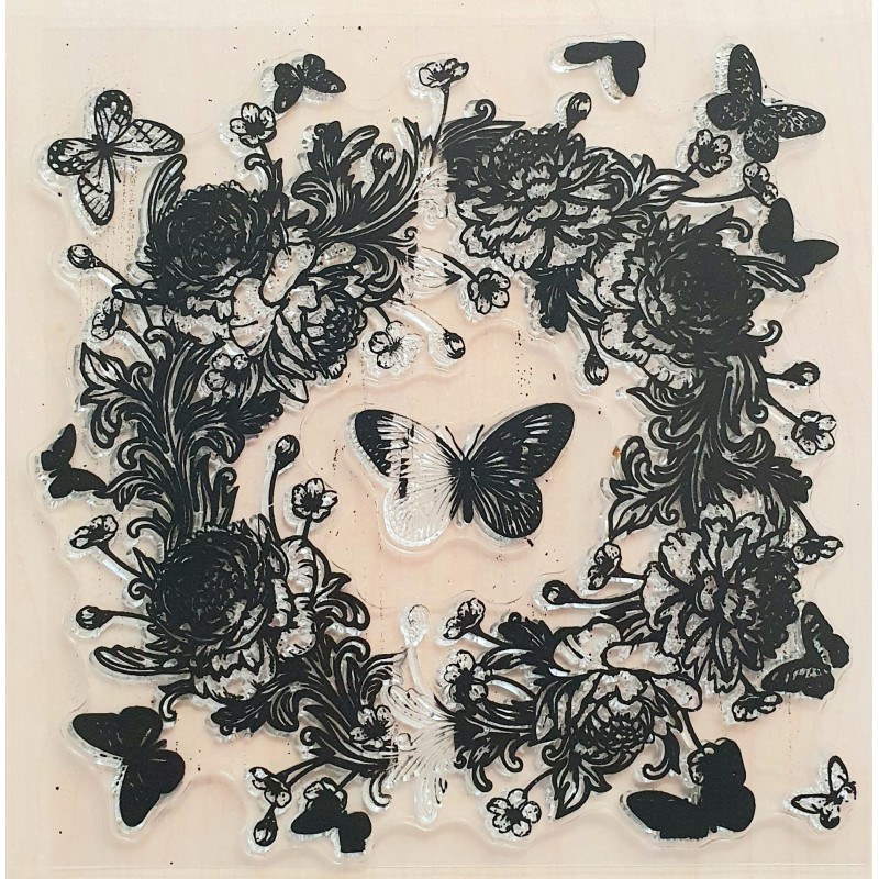 Clear Stamps Rosen/Schmetterlinge