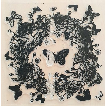 Clear Stamps Rosen/Schmetterlinge