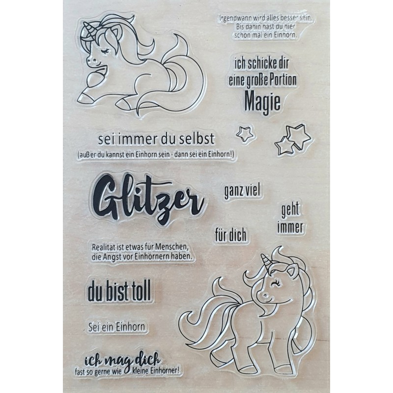 Clear Stamps Glitzer....