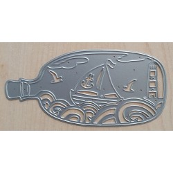 Metall Stanzform Flasche/Maritim