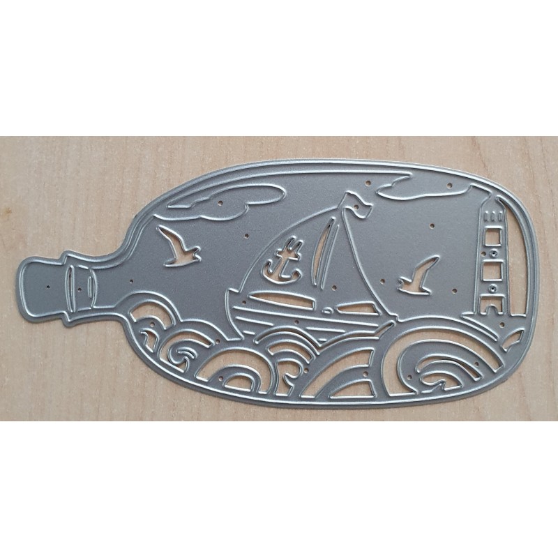 Metall Stanzform Flasche/Maritim