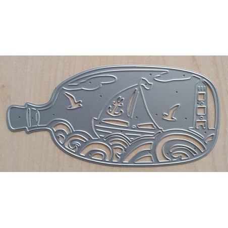 Metall Stanzform Flasche/Maritim