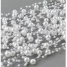 Perlen Band weiss