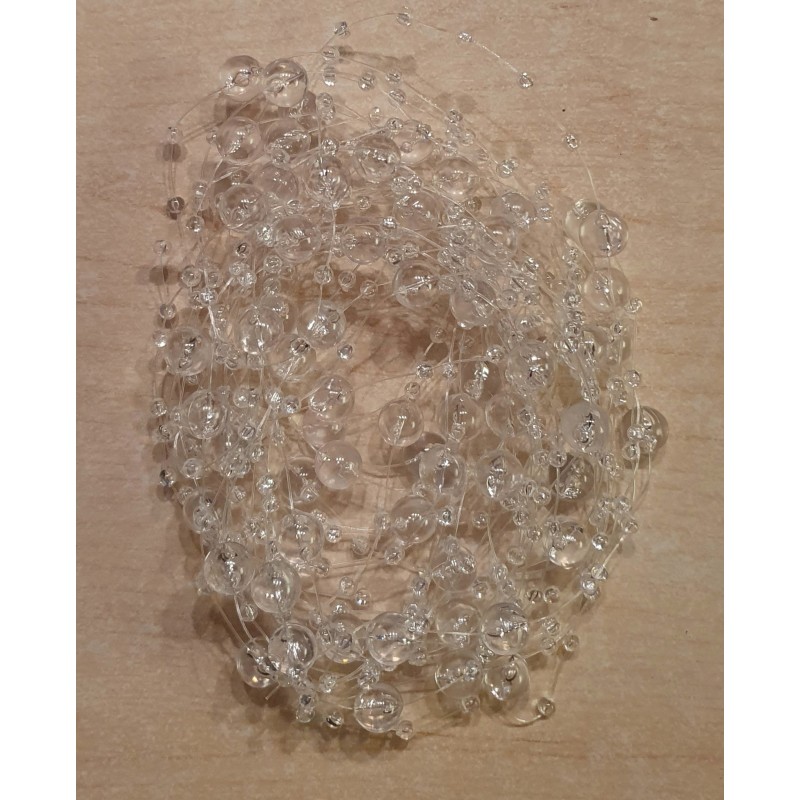 Perlen Band transparent