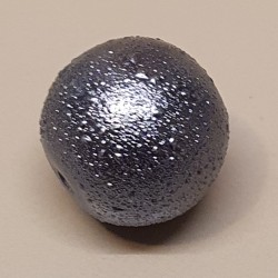 Crackel Perlen grau