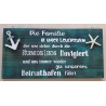 Schild Familie/Heimathafen