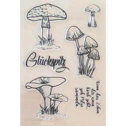 Clear Stamps Glückspilz