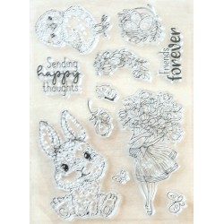 Clear Stamps Kaninchen/Küken