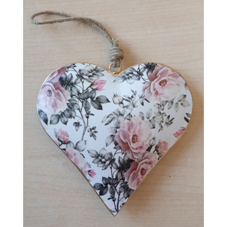 Metall Herz Blume
