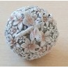 Blüten Kugel aus Polyresin