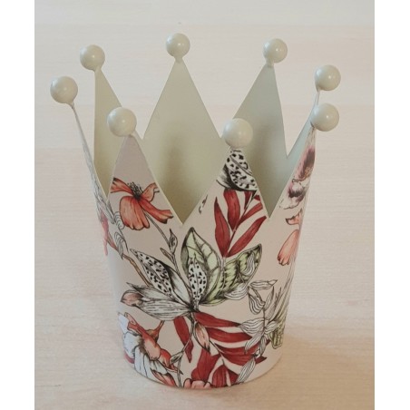 Metall Krone Blumen