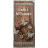 Schild Herzlich Willkommen