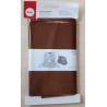 Metallic Kunstleder Stoff mocca