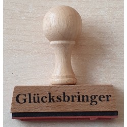 Holz Stempel Glücksbringer
