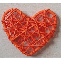 Weiden Herze orange