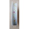 Dekoband Blumen weiss