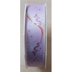 Dekoband Einhorn flieder