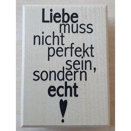 Holz Stempel Liebe.....