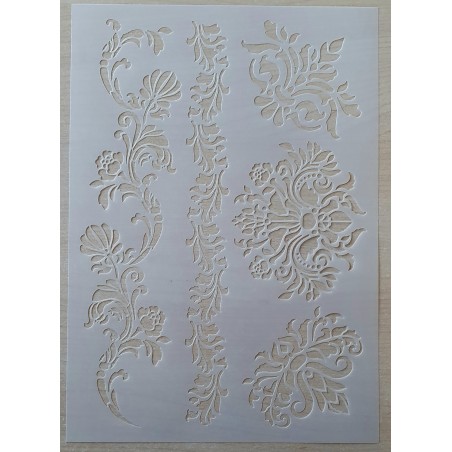 Schablone Ornamente