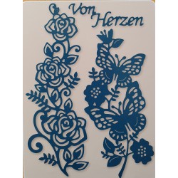Metall Stanzform von Herzen....