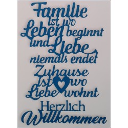 Metall Stanzform Familie.....