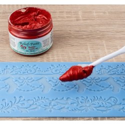 Relief Paste flexibel metallic rot
